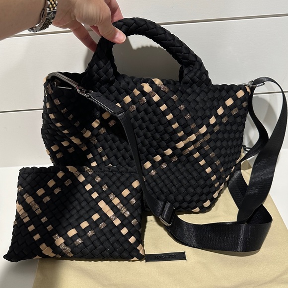 Naghedi Handbags - St. Barths Mini Plaid Naghedi Bag in Modena